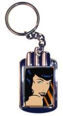 BETTIE PAGE SAHARA SANDS KEYCHAIN