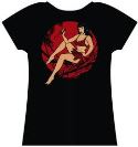BETTIE PAGE JUNGLE NIGHT WOMENS T/S MED
