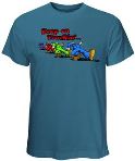 KEEP ON TRUCKIN GUYS SLATE T/S MED