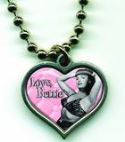 BETTIE PAGE LOVE BETTIE HEART LUCKY CHARM
