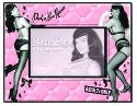BETTIE PAGE PEEK A BOO HEART REVUE FRAME