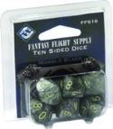FANTASY FLIGHT SUPPLY TEN SIDED DICE SINGLE PACK
