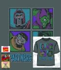 MARVEL VILLAINS PARTNERS IN CRIME CHARCOAL T/S MED