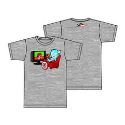 TOKIDOKI X MARVEL AMERICAN PASTIME GRAY T/S MED