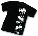 BAT-SYMBOL STRIPE T/S XL