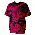 VOLTRON BIG RED BLK T/S LG