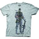 MGS PEACE WALKER NAKED SNAKE GREY T/S MED