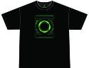 GREEN LANTERN MOVIE GLOW LOGO PX BLK T/S MED