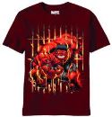 RED HULK FIRE HAZARD BURGUNDY T/S LG