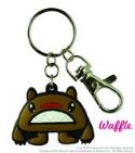 SO SO HAPPY WAFFLE VINYL KEYCHAIN