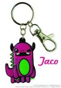 SO SO HAPPY TACO VINYL KEYCHAIN