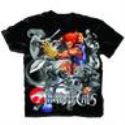 THUNDERCATS HALF MONOTONE COLLAGE BLK T/S XL