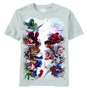 MARVEL VS CAPCOM CAPCOM GODS SILVER T/S LG