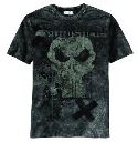 PUNISHER BROKEN SHADOWS BLK MIN WASH T/S LG