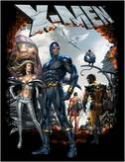 X-MEN FALLEN WALLS BLK T/S MED