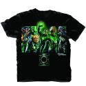 GREEN LANTERN MOVIE PANELS GREEN T/S MED
