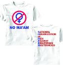 MARRIED WITH CHILDREN NO MAAM WHITE T/S XXL