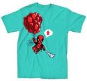DEADPOOL KIDPOOL GOING UP TURQ T/S MED