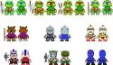 TMNT MINI FIG 20PC DS SER 01