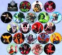 LADIES OF MARVEL 144PC BUTTON ASST