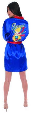 DC BOMBSHELLS SUPERGIRL PX SATIN ROBE SM/MED