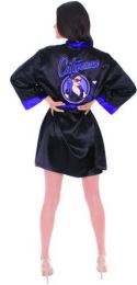 DC BOMBSHELLS CATWOMAN PX SATIN ROBE LG/XL