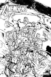 AVENGERS COLORING POSTER
