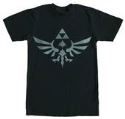 LEGEND OF ZELDA SKYWARD TRIFORCE BLK T/S LG