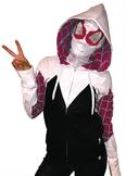 SPIDER-GWEN PX WOMENS HOODIE W/MASK SM (O/A)
