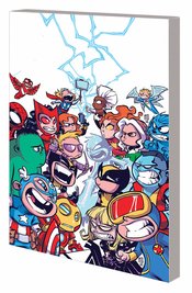 LITTLE MARVEL STANDEE PUNCH-OUT BOOK TP