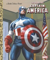 COURAGEOUS CAPT AMERICA LITTLE GOLDEN BOOK