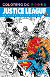 JUSTICE LEAGUE AN ADULT COLORING BOOK TP