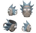 RICK AND MORTY RICK 3D MOLDED MUG