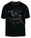 BLACK PANTHER JUNGLE LORD PX BLACK T/S XL