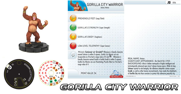DC HeroClix 75th Anniversary - Gorilla City Warrior