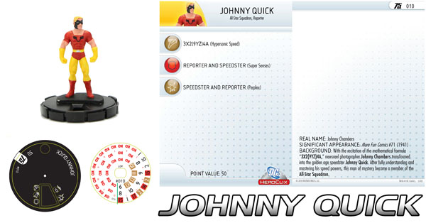 DC HeroClix 75th Anniversary - Johnny Quick