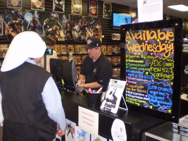 Owner Jeff Norris Behind the Counter