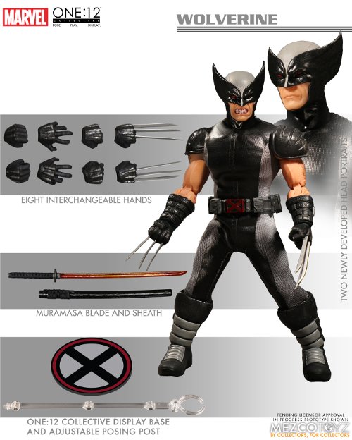 Mezco's One:12 Collective: Wolverine X-Force Figure