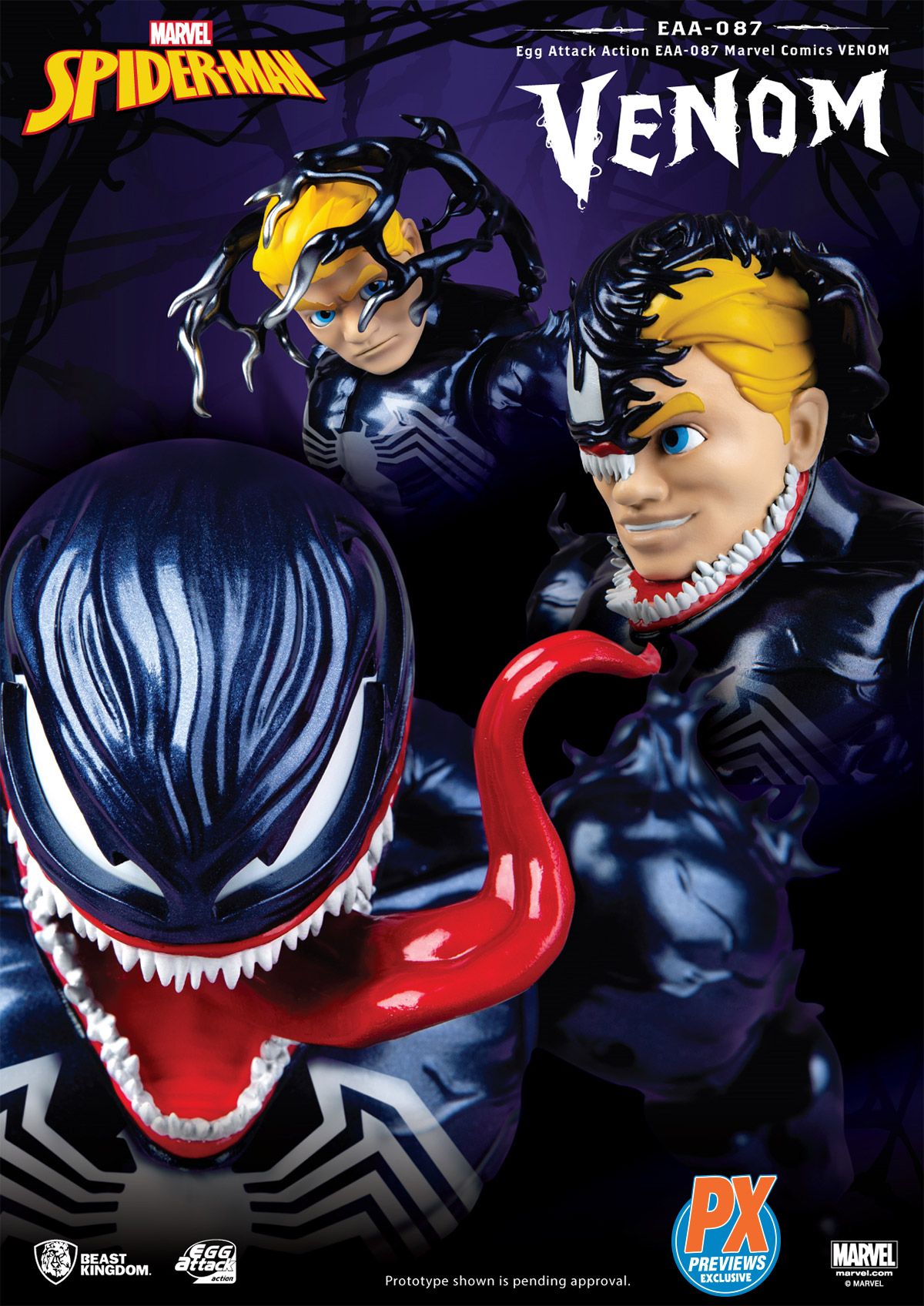 PREVIEWS Exclusive Egg Attack Venom Action Figure Smashes Into 