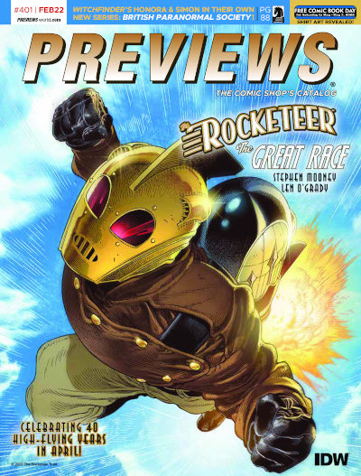 Front Cover - IDW Publishing's The Rocketeer: The Great Race