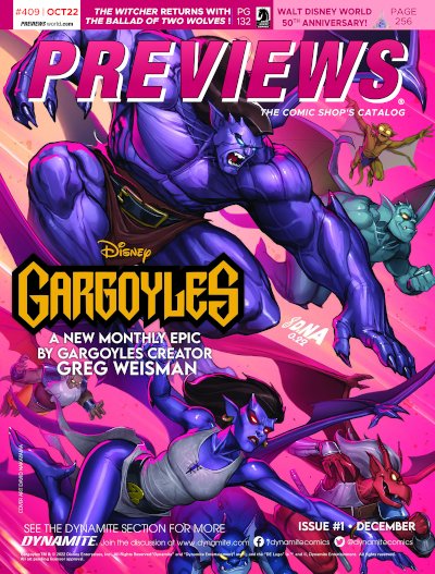Front Cover - Dynamite's Gargoyles
