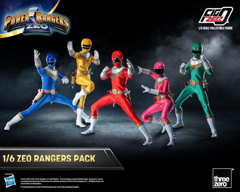 POWER RANGERS ZEO FIGZERO ZEO RANGERS 1/6 SCALE AF SET