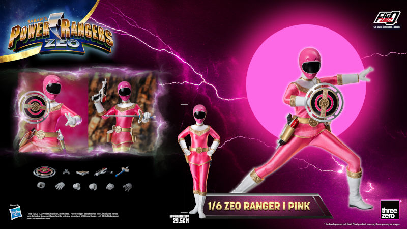 POWER RANGERS ZEO FIGZERO ZEO RANGER I PINK 1/6 SCALE AF